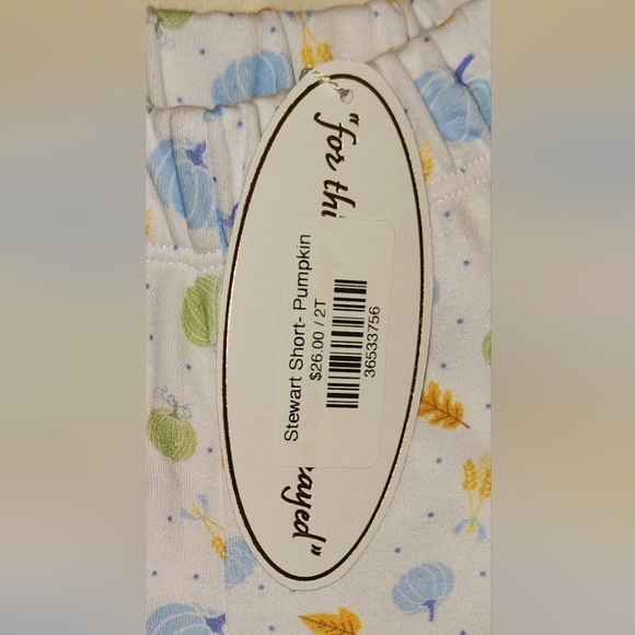 Lullaby Set pumpkin shorts - Picture 2 of 2